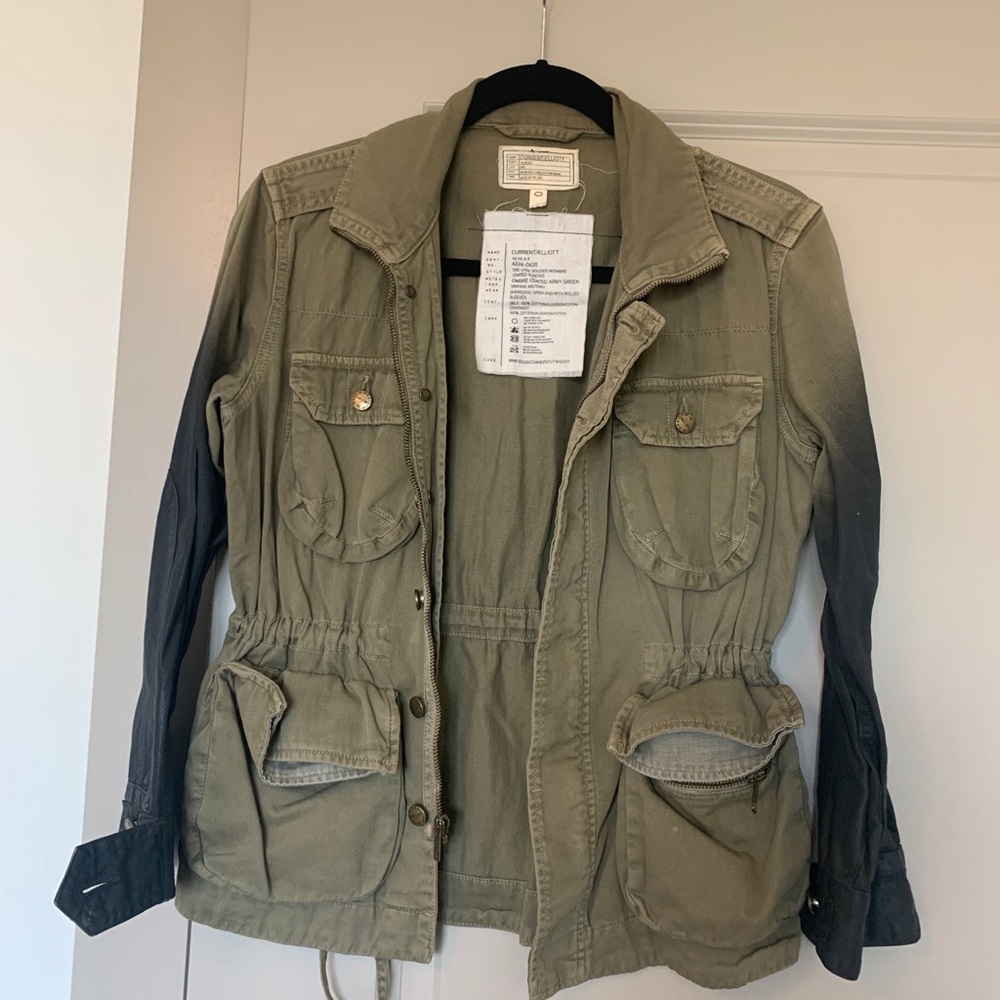 Current Elliot Jacket ombré sleeves size 0